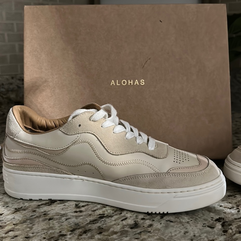 💥Alohas Tuscany 💥  New sneakers used once, in box. Beautiful European sneakers